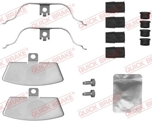QUICK BRAKE Σετ βοηθ. εξαρτημάτων, τακάκια φρένων 109-1880 QUICK BRAKE 109-1880 γνήσια Σετ βοηθ. εξαρτημάτων, τακάκια φρένων Audi A6 C7 Avant κόστος
