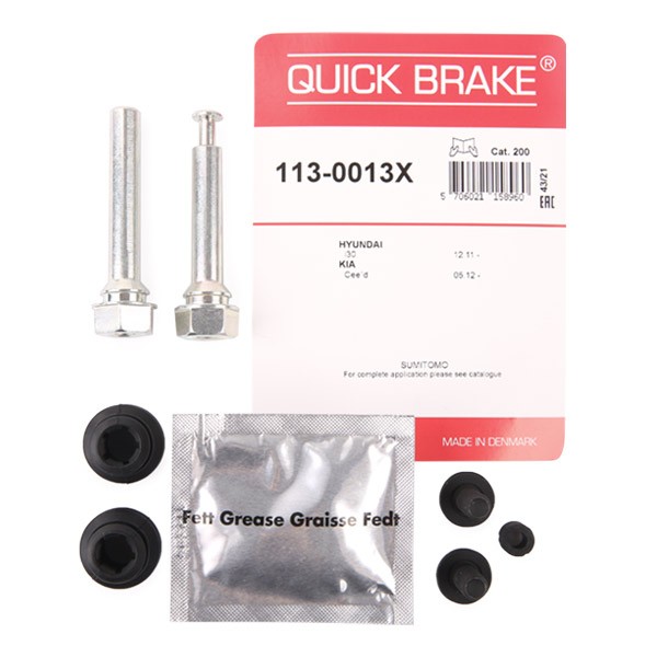 QUICK BRAKE Glidersæt, bremsekaliper 113-0013X Rep-sæt til kaliber QUICK BRAKE Kia EV6 113-0013X