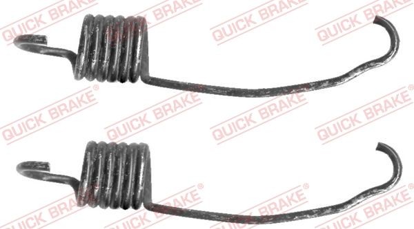 QUICK BRAKE Reparatieset, handrem (remklauw) 113-0505 113-0505 QUICK BRAKE Handremschoen set SsangYoung goedkoop