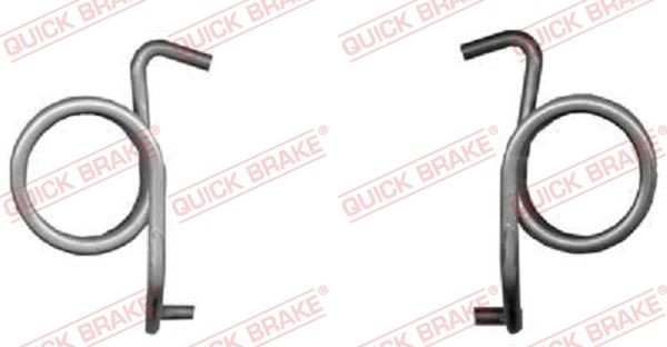 QUICK BRAKE Reparatieset, handrem (remklauw) 113-0520 Peugeot 308 Handremschoenen QUICK BRAKE 113-0520