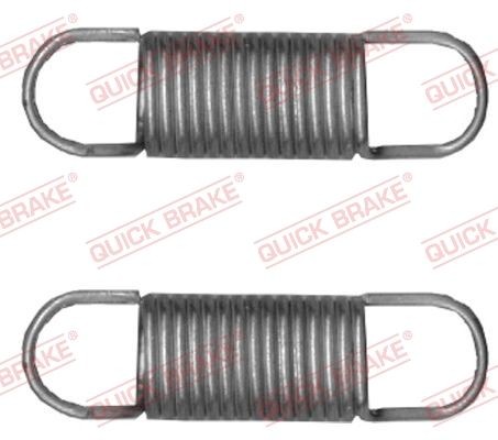 Remondikomplekt, seisupidurihoob(Pidurisadul) QUICK BRAKE 113-0523 QUICK BRAKE 113-0523 NISSAN ALMERA 2010 Piduriklotside seisupidur