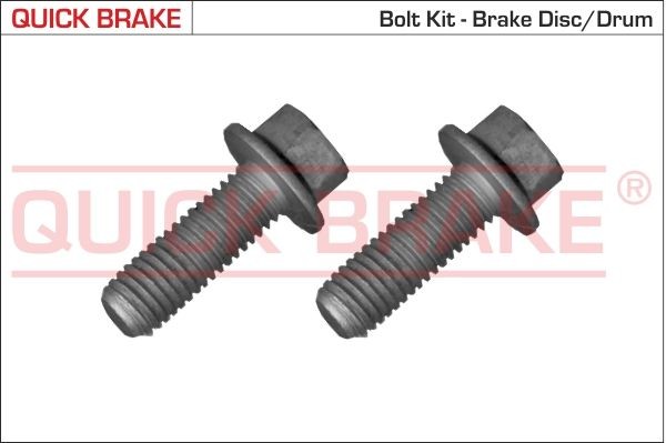 QUICK BRAKE Skrue, bremseskive 11558XK QUICK BRAKE 11558XK Skrue, bremseskive Ford Fiesta Mk2 Van billig
