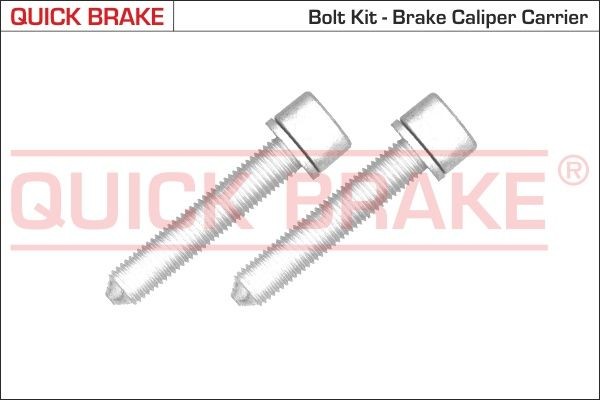 QUICK BRAKE Bolt, brake caliper 11612K VW TIGUAN QUICK BRAKE brake caliper bracket 11612K