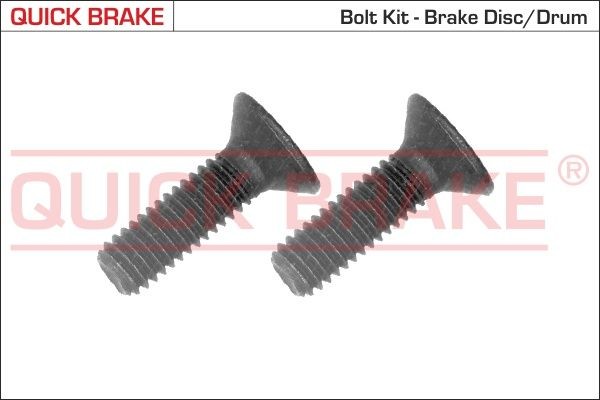QUICK BRAKE Skrue, bremseskive 11622K Skrue, bremseskive QUICK BRAKE Mitsubishi PAJERO SPORT 11622K