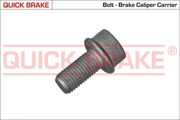 QUICK BRAKE Skrūve, Bremžu suports 11631 Bremžu suporta kronšteins SKODA QUICK BRAKE 11631