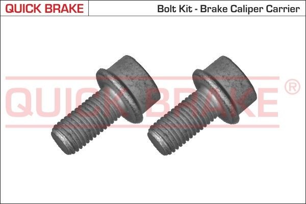 Schroef, remzadel QUICK BRAKE 11631K QUICK BRAKE 11631K Remklauw houder MITSUBISHI PAJERO PININ 2020