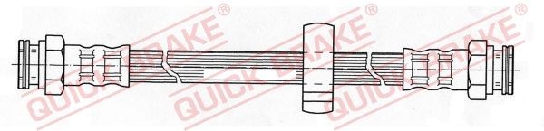 QUICK BRAKE Flexible de frein 22.104 22.104 Flexible de frein QUICK BRAKE SUBARU LIBERO / VANILLE
