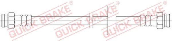 QUICK BRAKE Bremseslange 22.110 QUICK BRAKE 22.110 Bremseslange FIAT Doblo II Varebil / Stasjonsvogn (263) billige