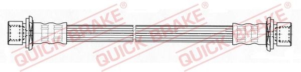 QUICK BRAKE Bromsslang 25.025 QUICK BRAKE 25.025 Bromsslang SUZUKI BALENO original