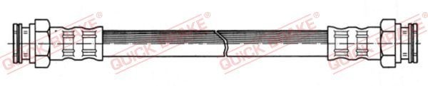 QUICK BRAKE Tubo flexível de travão 27.047 Mangueira de freio QUICK BRAKE Skoda SUPERB 27.047