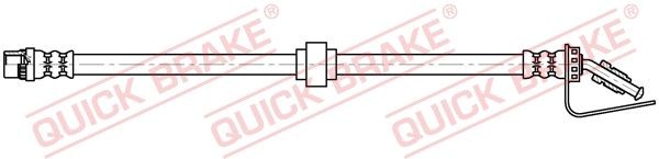 QUICK BRAKE Brake hose 32.124 32.124 QUICK BRAKE brake hose VAUXHALL INSIGNIA
