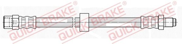 QUICK BRAKE Brzdová hadica 32.342 32.342 Brzdové hadice VOLVO C30 QUICK BRAKE