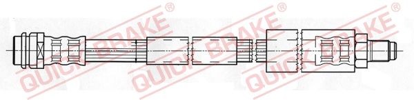 QUICK BRAKE Brzdová hadica 32.407 Brzdové hadice QUICK BRAKE Mercedes-Benz CLC 32.407