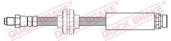 QUICK BRAKE Brzdová hadica 32.416 Brzdové hadičky QUICK BRAKE C30 32.416 lacné