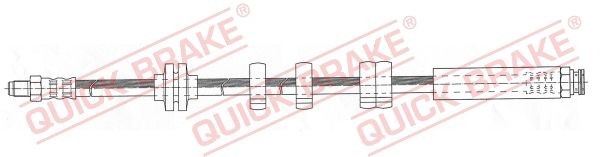 Flexible de frein QUICK BRAKE 32.979 QUICK BRAKE 32.979 Flexibles de frein arrière gauche et droit Fiat SEICENTO 2000
