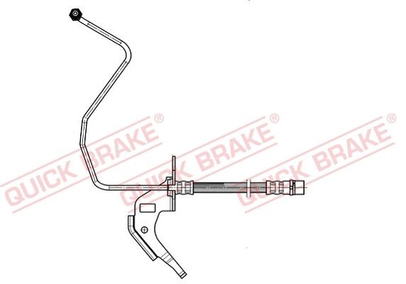 QUICK BRAKE Bromsslang 35.914 Byta Bromsslang NISSAN SILVIA pris QUICK BRAKE 35.914