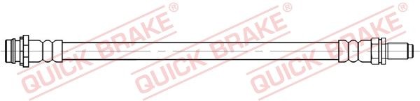 QUICK BRAKE Brzdová hadica 37.049 Brzdové hadice QUICK BRAKE Volvo C30 37.049