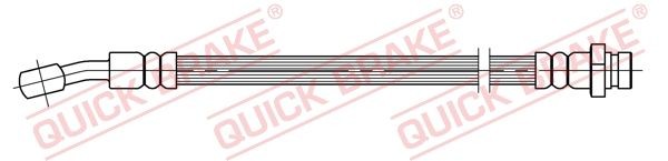 QUICK BRAKE Bremseslange 50.074 QUICK BRAKE 50.074 Bremseslange Kia Pro Ceed ED originale pris