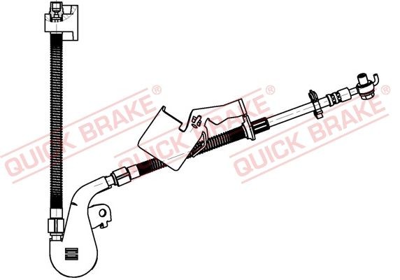 QUICK BRAKE Flexible de frein 50.703X QUICK BRAKE 50.703X Durite de frein 407 SW Van / Break (6E_) prix