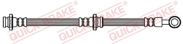 Bremseslange QUICK BRAKE 50.881 QUICK BRAKE 50.881: Bremseslange Hyundai TUCSON 2008