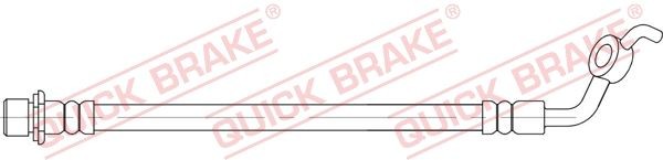 QUICK BRAKE Pidurivoolik 58.008 QUICK BRAKE 58.008 Pidurivoolik