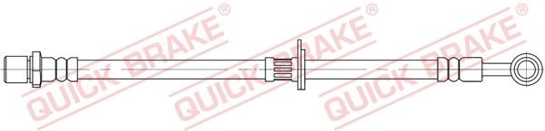 QUICK BRAKE Flexible de frein 58.822 Flexible de frein QUICK BRAKE LIBERO / VANILLE 58.822 pas cher