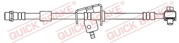 QUICK BRAKE Brzdová hadica 58.856X QUICK BRAKE 58.856X Brzdové hadičky OPEL Astra J Van / Kombi (P10) lacné