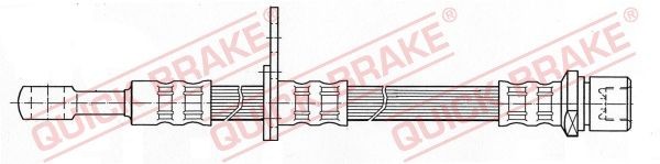 QUICK BRAKE Bremžu šļūtene 58.980 QUICK BRAKE 58.980 Bremžu šļūtenes Subaru Outback BL BP cena