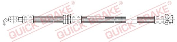 QUICK BRAKE Bromsslang 58.987 58.987 QUICK BRAKE bromsslangar Mazda RX-7