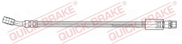 QUICK BRAKE Brake hose 59.301 VAUXHALL INSIGNIA QUICK BRAKE brake hose 59301