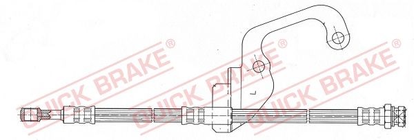 QUICK BRAKE Bremsschlauch 59.922 Mitsubishi JK-01 Bremsschlauch 59.922 QUICK BRAKE