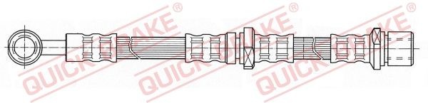 QUICK BRAKE Flexible de frein 59.950 59.950 Durite de frein SUBARU LIBERO / VANILLE QUICK BRAKE
