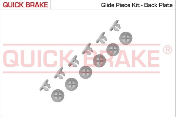 QUICK BRAKE Toebehoren, remschoen 6859K QUICK BRAKE 6859K originele Rem montageset ISUZU MU-X prijs