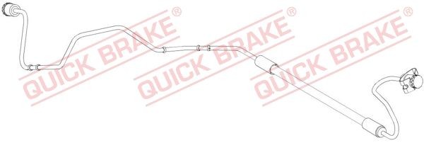 QUICK BRAKE Bremseslange 96.014 Bremseslange QUICK BRAKE Citroën JUMPER 96.014