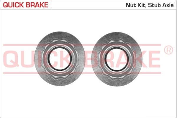 QUICK BRAKE Dado, Fuso dell'asse 9810K 9810K Dado, fuso dell'asse QUICK BRAKE SEAT MARBELLA costo