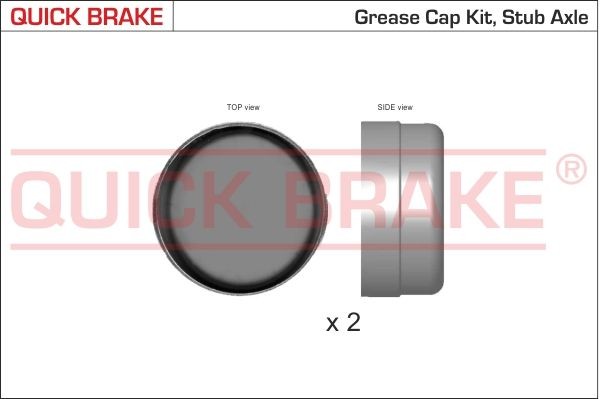 QUICK BRAKE Καπάκι, ρουλεμάν τροχού 9823K Ρουλεμάν τροχών QUICK BRAKE 407 9823K φθηνά