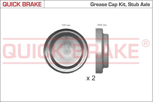 QUICK BRAKE Kap, wiellager 9824K Wiellagers QUICK BRAKE C3 9824K goedkoop