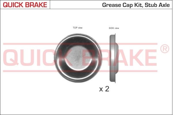 Hylsa, hjullager QUICK BRAKE 9826K QUICK BRAKE 9826K: Bakhjulslager Peugeot 508 2025