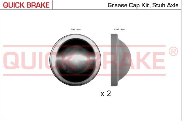 QUICK BRAKE Kap, wiellager 9829K Wiellager set QUICK BRAKE C3 9829K goedkoop