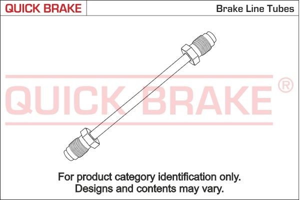 Håndbrekk kabel QUICK BRAKE CU-2600A-A QUICK BRAKE CU-2600A-A Bremseledninger FIAT DUCATO 2021