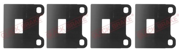 QUICK BRAKE Monteringssett, bremseklosser W1214 QUICK BRAKE W1214 originale Tibehørsett, skivebremse belegg Rekord E1 Sedan hva koster