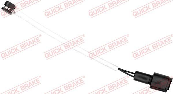 QUICK BRAKE Indikators, Bremžu uzliku nodilums WS 0102 A QUICK BRAKE WS0102A Bremžu kluču nodiluma devējs BMW E12 cena