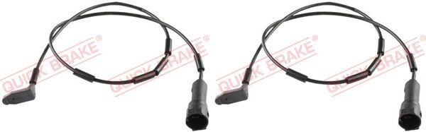 QUICK BRAKE Waarschuwingscontact, remvoering- / blokslijtage WS 0119 A QUICK BRAKE WS0119A Remblokslijtage indicator Peugeot 4007 originele