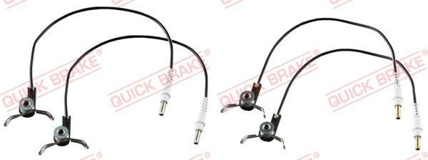 QUICK BRAKE Slidindikator, bremsebelægning WS 0181 A QUICK BRAKE WS 0181 A Slidindikator, bremsebelægning FIAT 242 Bus (242_) 1.9 69 HK 1982