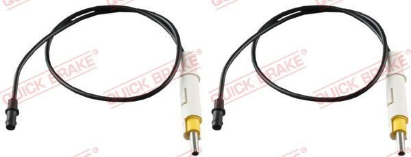Contacto avisador, desgaste da pastilha de travão QUICK BRAKE WS 0207 A QUICK BRAKE WS 0207 A: Sensor desgaste das pastilhas de travão Citroen BERLINGO 2017
