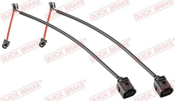 QUICK BRAKE Προειδοπ. επαφή, φθορά υλικού τριβής των φρένων WS 0374 A QUICK BRAKE WS 0374 A Αισθητήρας φθοράς τακάκια φρένων Porsche Cayman 981 σε χαμηλές τιμές