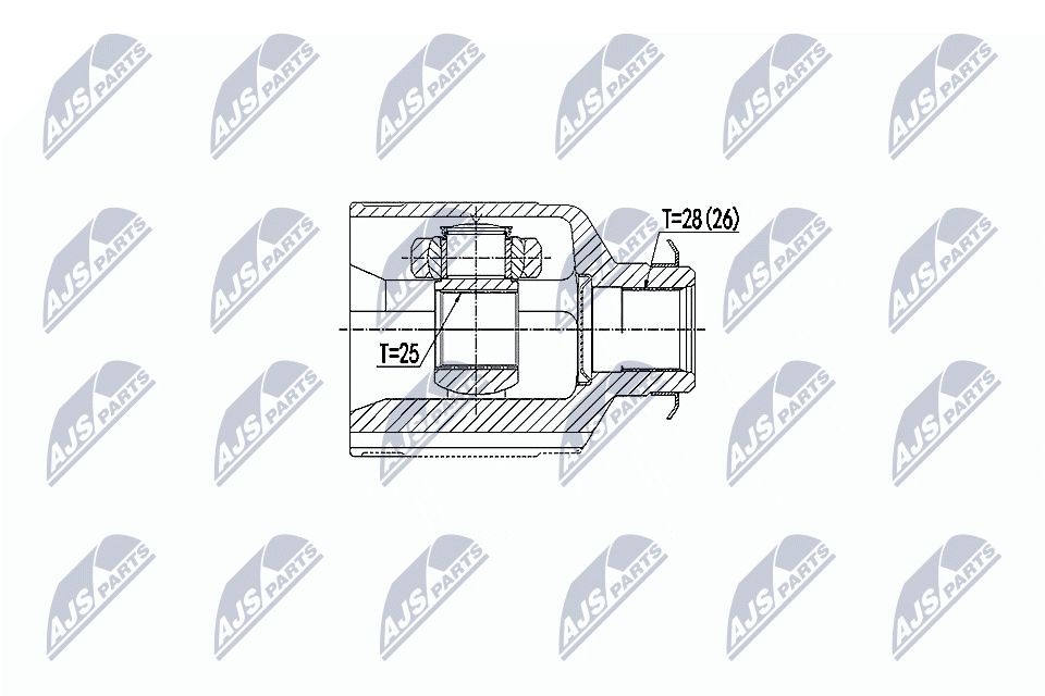 Drivledd NTY NPW-KA-341 NTY NPW-KA-341 Drivledd Kia SPORTAGE 2024
