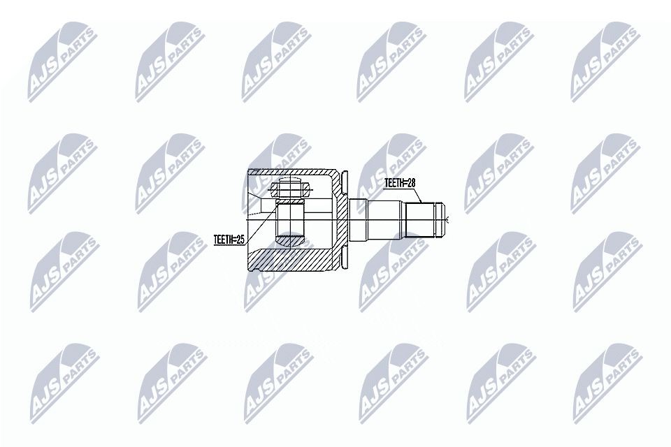 NTY Gelenksatz, Antriebswelle NPW-MS-047 NTY NPW-MS-047 Gelenksatz, Antriebswelle