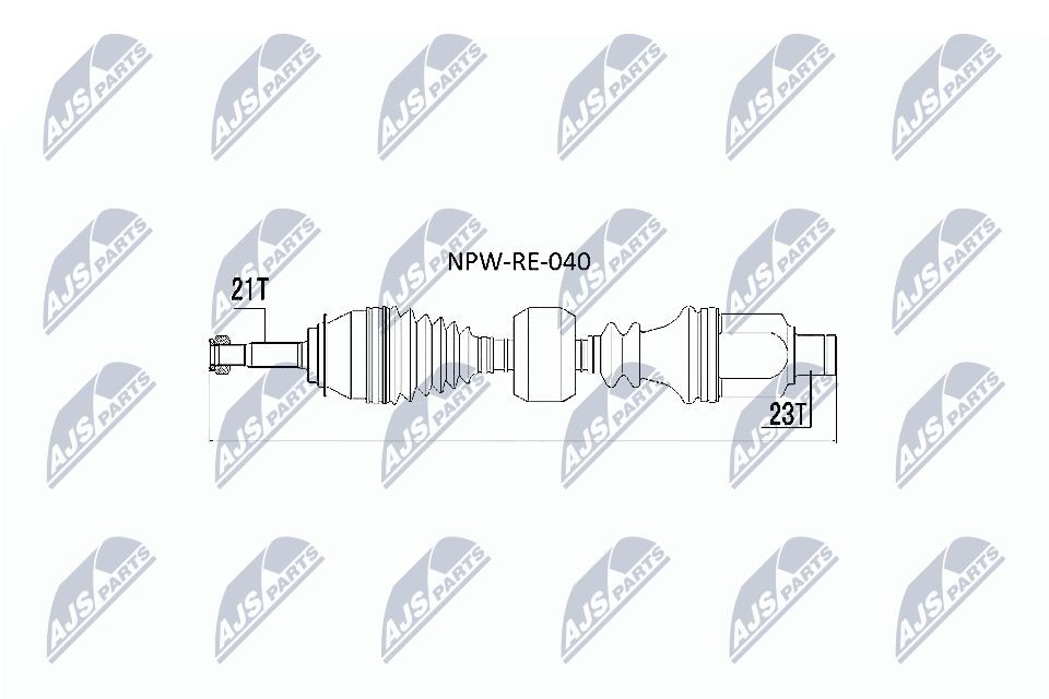 NTY Antriebswelle NPW-RE-040 NPW-RE-040 Antriebswellen DACIA 1310 NTY kaufen