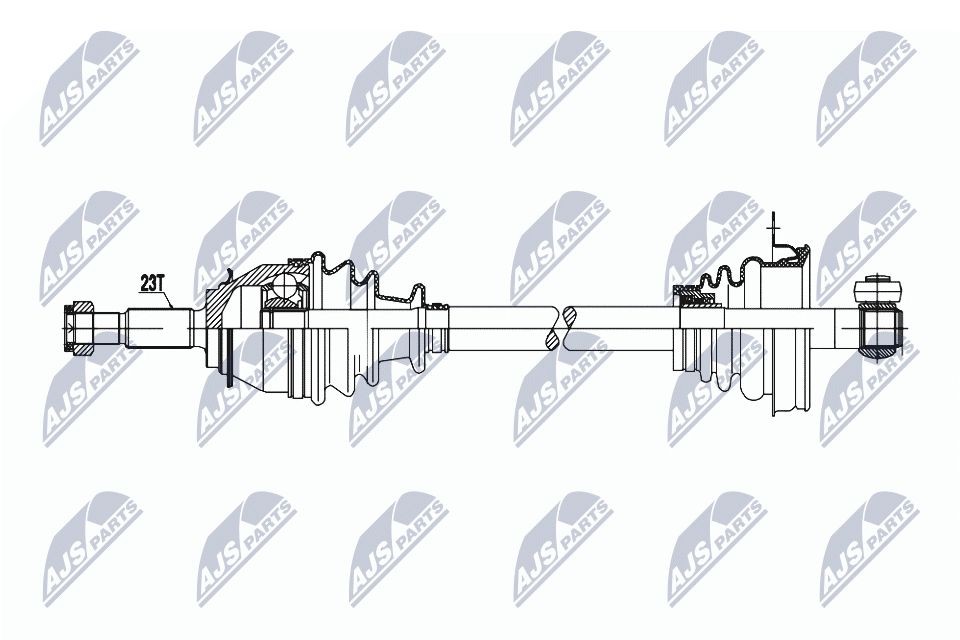 NTY Antriebswelle NPW-RE-065 Steckwelle NTY 1310 NPW-RE-065 günstig